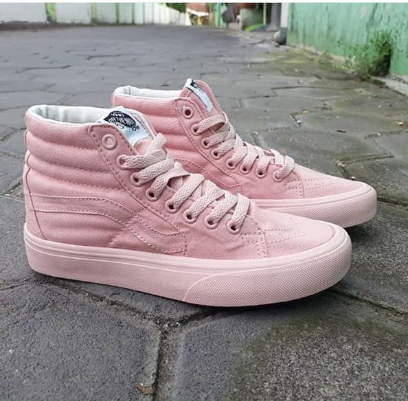 dusty pink vans