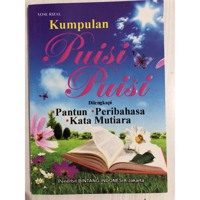 Jual Kumpulan Puisi Dilengkapi Pantun Peribahasa Dan Kata Mutiara