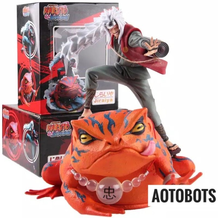 Naruto Shippuden Jiraiya /& Gama Bunta PVC Figure Toy Gift Collection