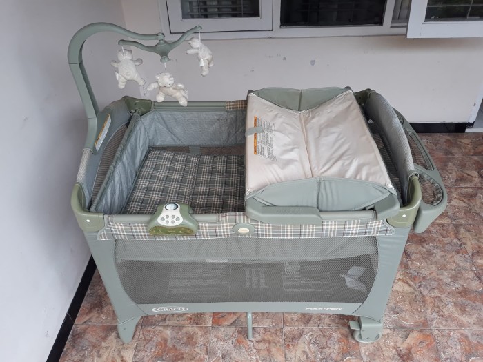 graco pack n play music box