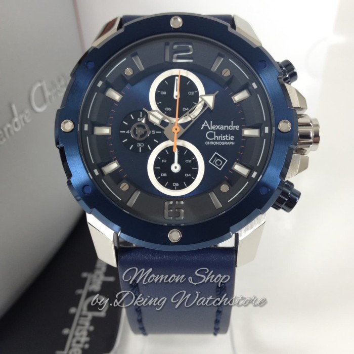 jam tangan pria alexandre christie 6410 original(ready expedition, ac)