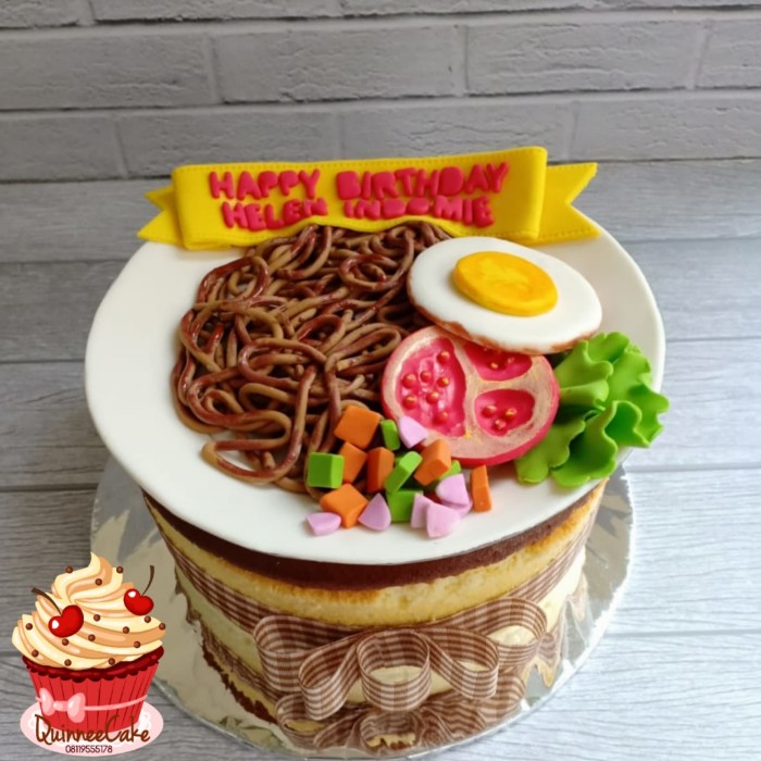 Jual Kue Ulang Tahun Tema Indomie Kota Bekasi Quinnee Store