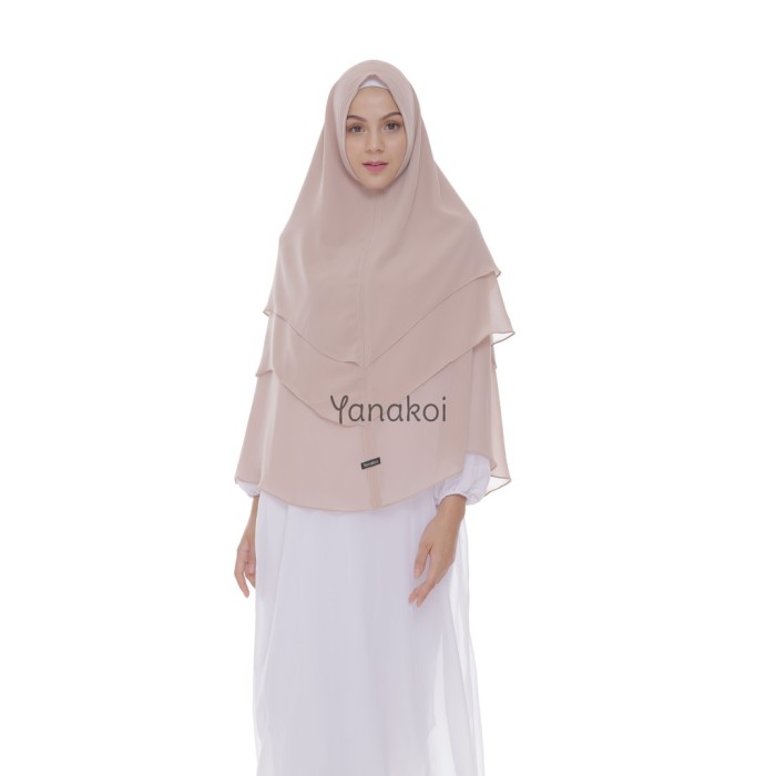 Hijab Syari 2019 Warna Beige