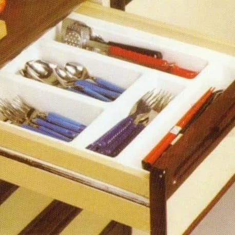 Jual rak sendok plastik putih modelline besar - Jakarta