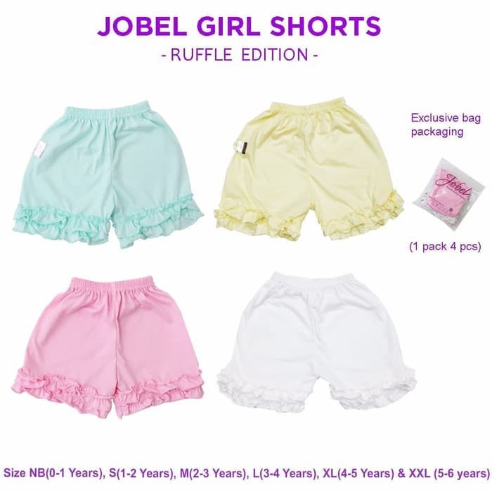Jili Online 3 pcs Baby Girls Lace Ruffle Panties Briefs Infant Diaper Cover Pants Shorts Set 0-2T