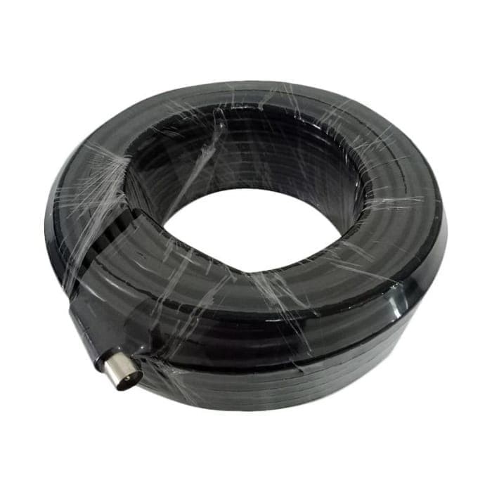 Kabel RG6 Mascom 18m + Jack TV Konektor 18 Meter Coaxial Antena
