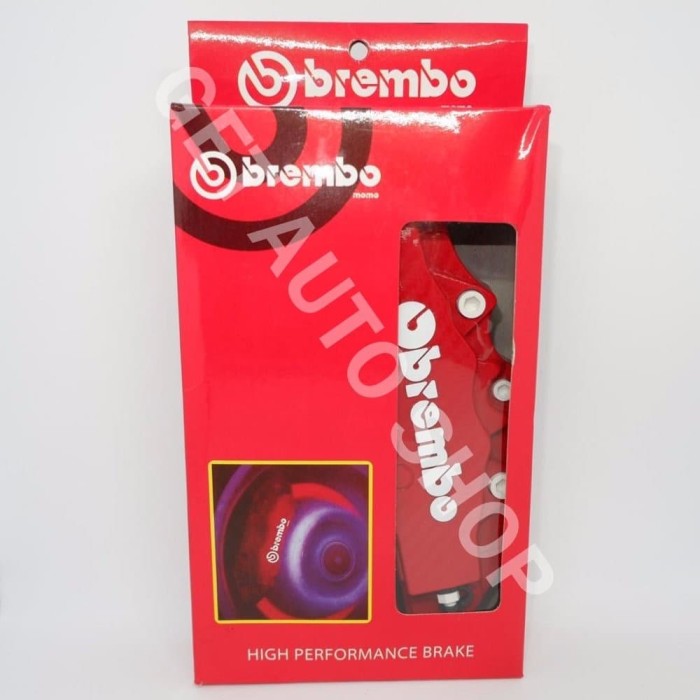 Cover Rem Merah Carbon Cover Rem Disc Brake Medium Brembo Karbon