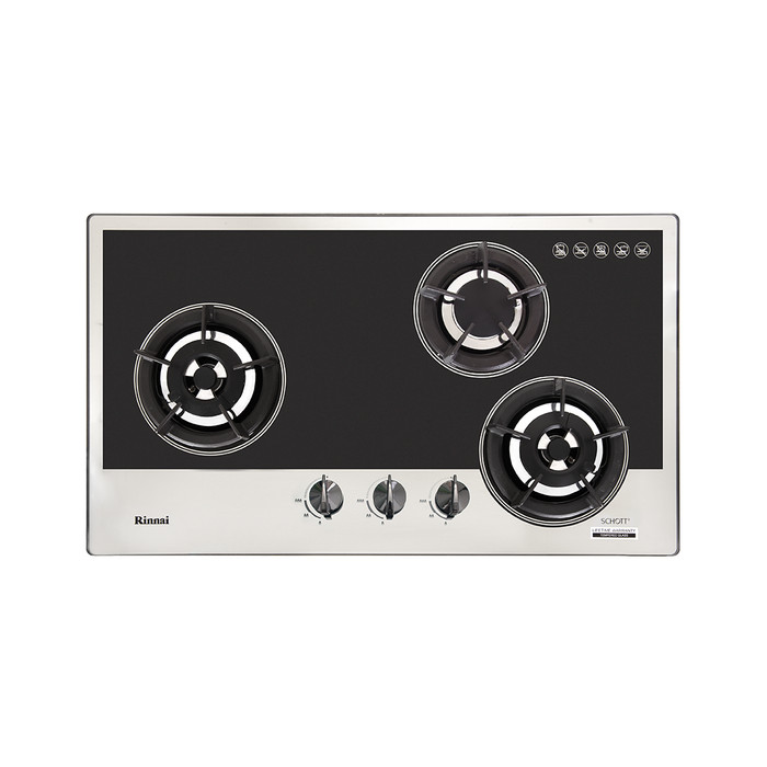 Jual Built-in Gas Hob Kompor Gas Tanam 3 Tungku Rinnai RB ...