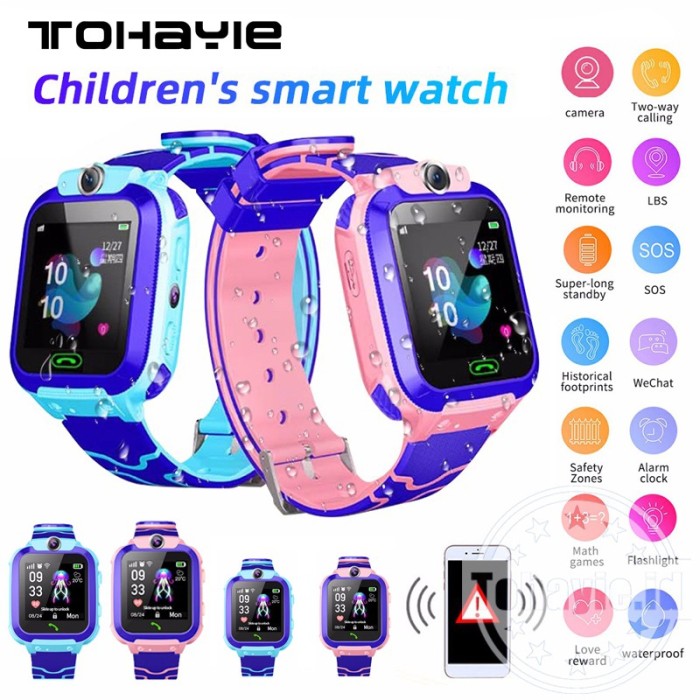 waterproof phone watch for kids