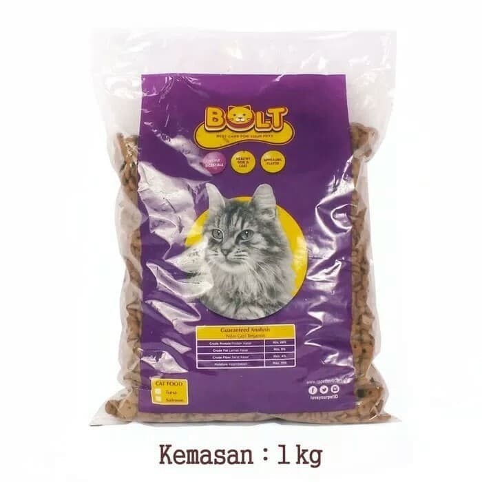 Jual Makanan Kucing Bolt Tuna Repack 1Kg - IKAN - Kota Depok - bi