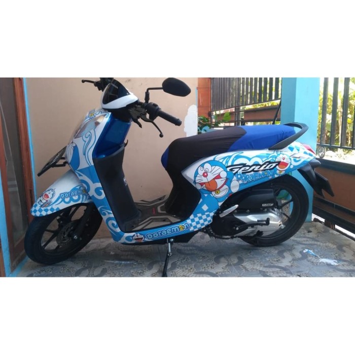  Modifikasi  Motor  Beat Striping Doraemon  Update Tiket