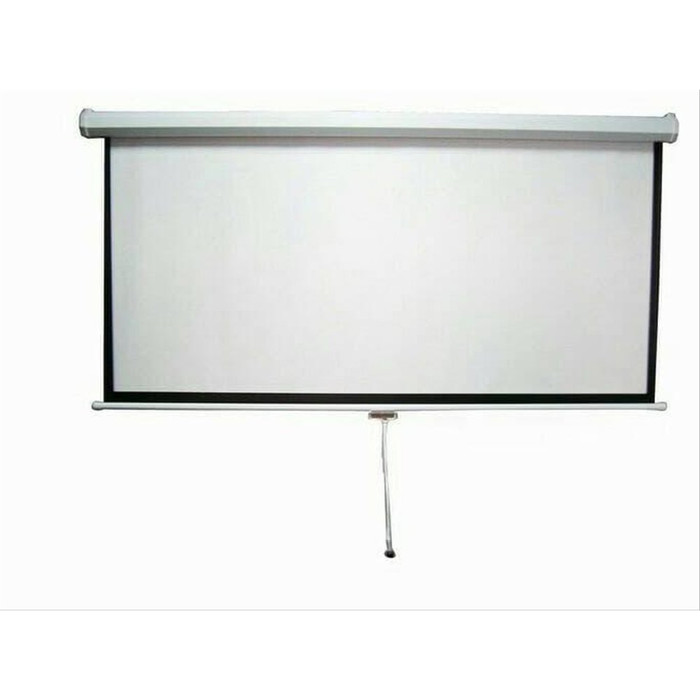 Jual Layar Proyektor Model Gantung 70 inch Wall Screen Projec   tor 70