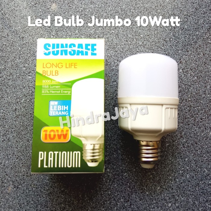Foto Produk Lampu Led Jumbo / Led Kapsul Sunsafe 10W / 10 Watt dari Hindrajaya