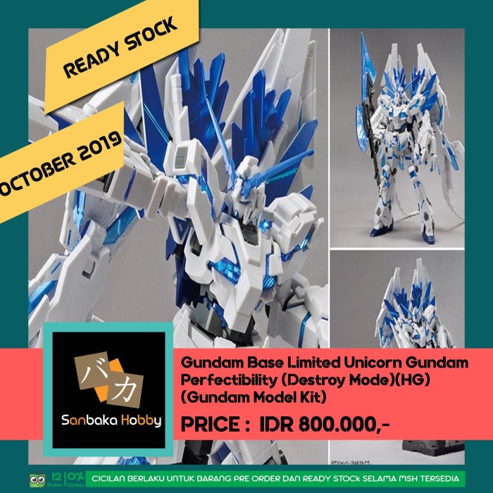 Get Wallpaper Jual Gundam Unicorn Perfectibility Gundam Base Limited Hg Model Desktop Wallpaper Free