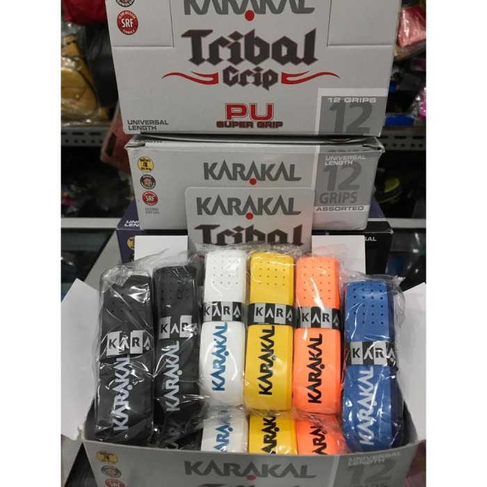Jual Grip Karet Raket Badminton Karakal PU Tribal - Hitam ...