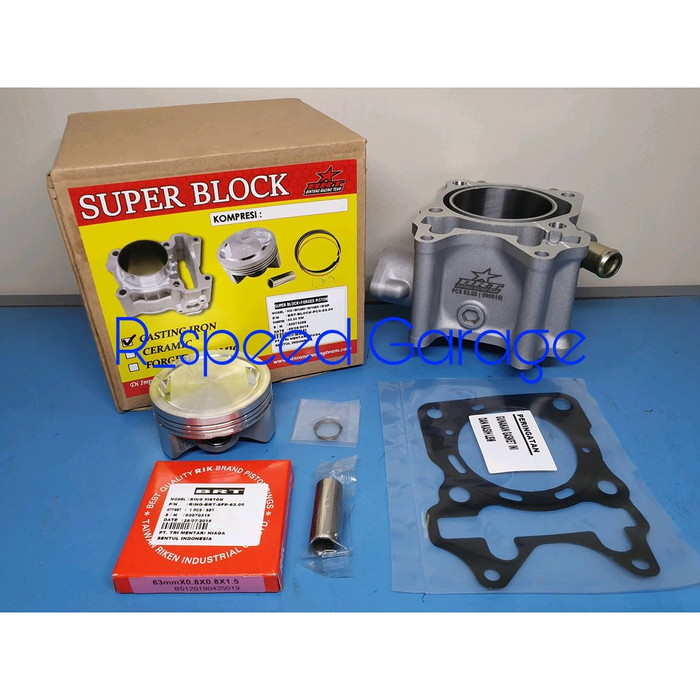 Jual Blok Cast Iron Forged Piston Brt Vario 125 Pcx 125 63 00 Jakarta Barat Cesium Mart Tokopedia