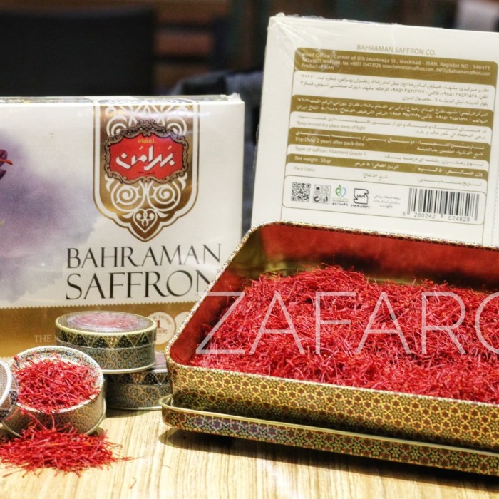 Jual Saffron Safron Bahraman grade 1 Ori 100 Iranian super negin