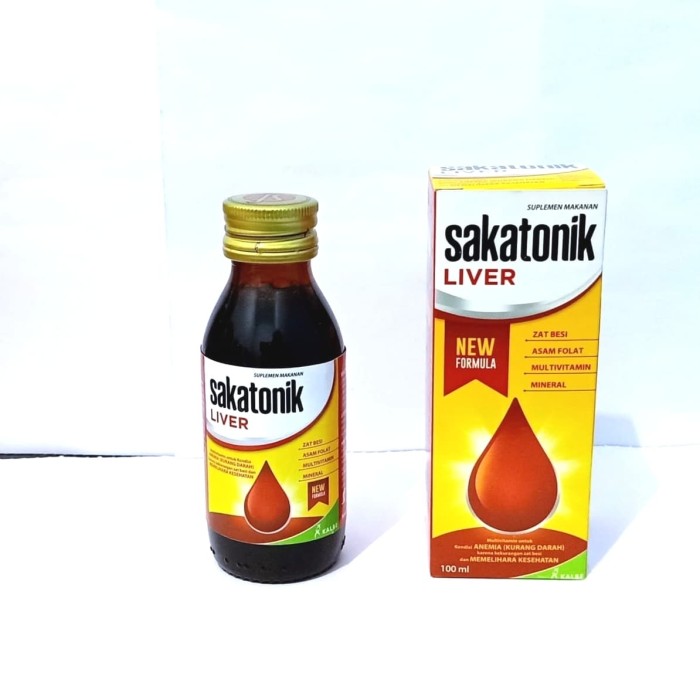 Jual Sakatonik Liver 100ml Vitamin Penambah Darah Kota Malang Toko Madu Sentosa Tokopedia
