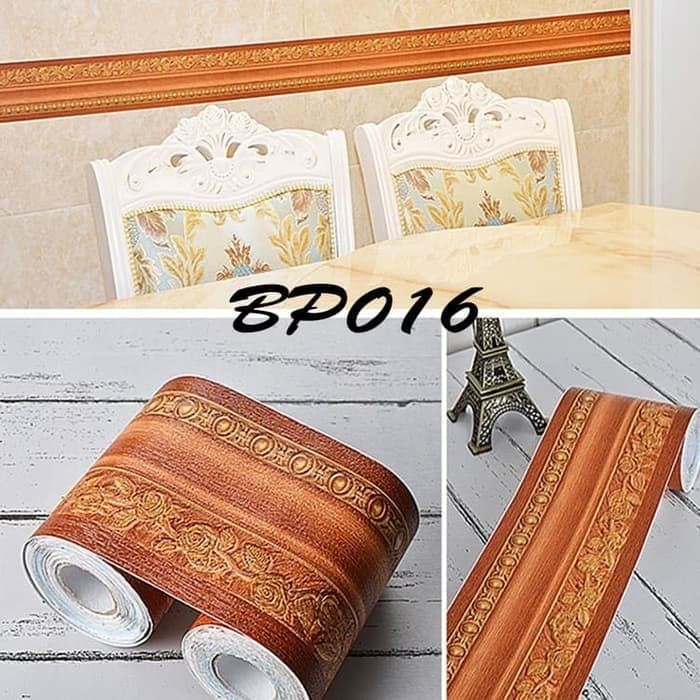 Jual Wall Border Premium List Border Coklat Jakarta Utara