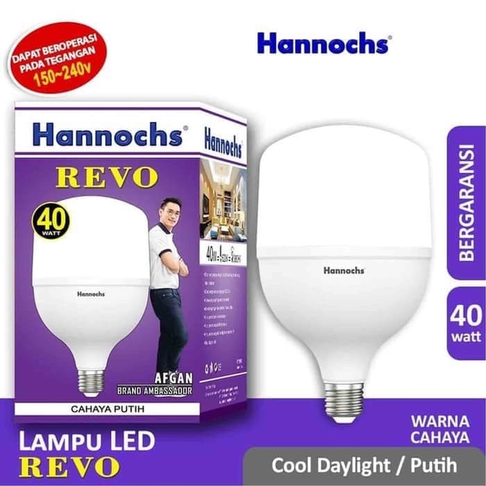  Jual  Lampu  Led  Ledbulb 40w Hannochs Revo 40 Watt Terang 