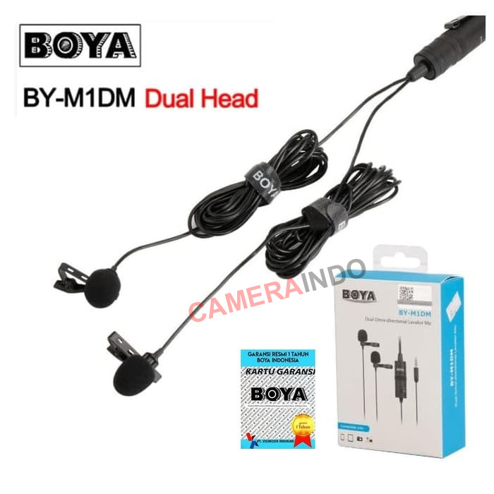 Boya By Wfm12 Wireless Vhf Microphone System For Dslr Camera Iphone Shopee Indonesia