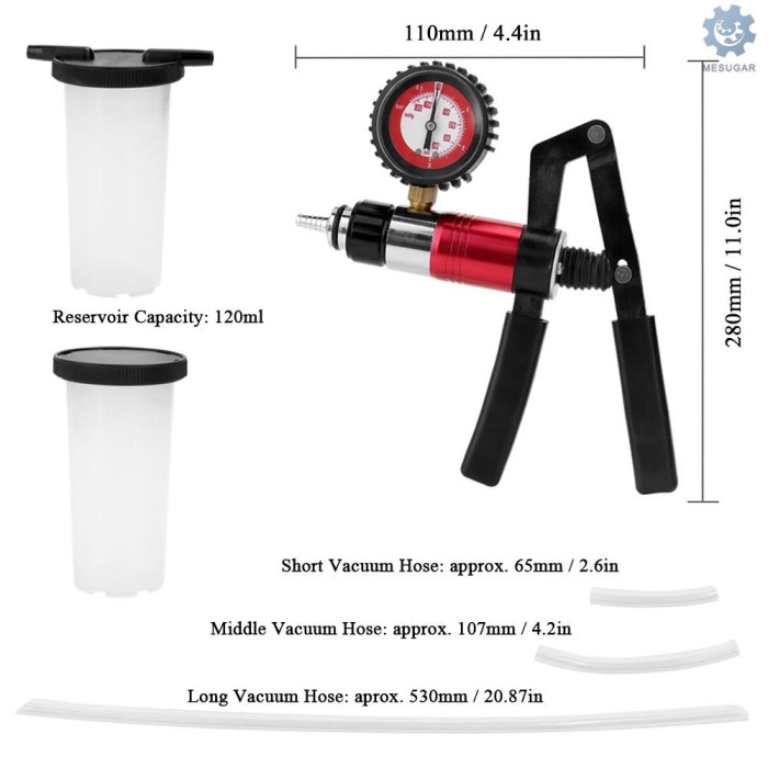 hand held brake clutch bleeder tester set bleed kit vacuum pump car motorbike archives midweek com midweek com