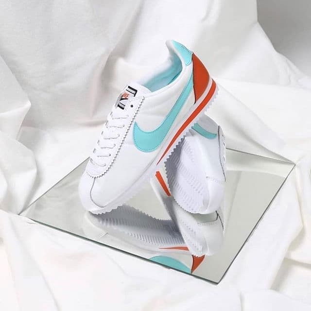 nike cortez light aqua