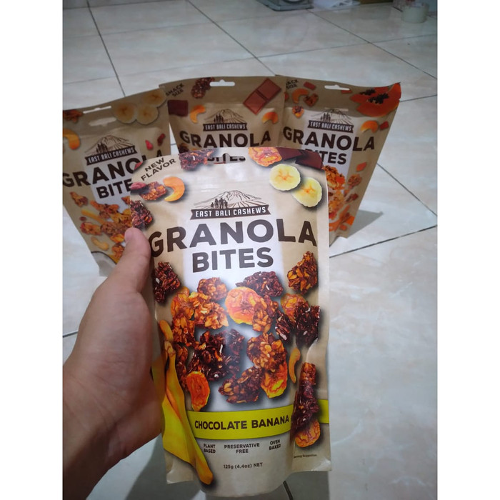 Jual Granola Bites 125 gr (Vegan Friendly) Choco Banana Kab
