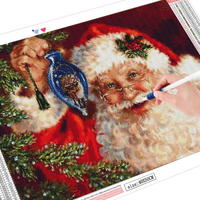 5D DIY diamond painting set Full Drill Baseball Kit Cross Stitch Mosaic Baseball Bat and Glove hat Art-40X50CM