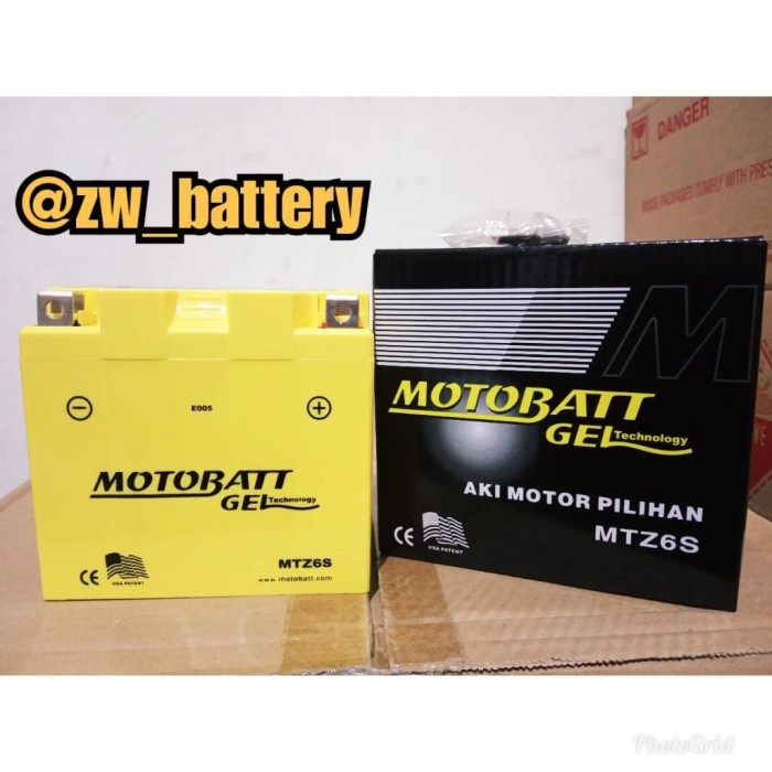 Jual Aki motor Satria FU 150 Motobatt MTZ6S AKI GEL - Jakarta Timur