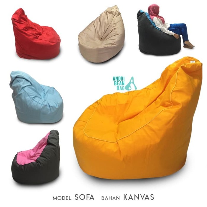 Jual Beanbag Sofa Kanvas Styrofoam 3kg Kota Semarang Beanbagsemarang Tokopedia