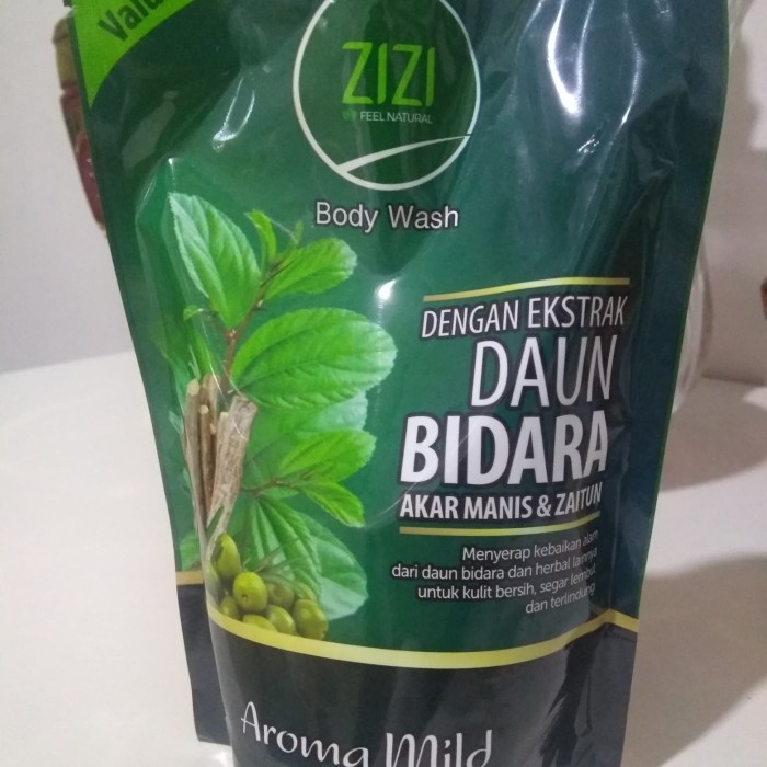 Foto Produk ZIZI Body wash dengan extract daun bidara - refill 450 ml dari Gerai Digital