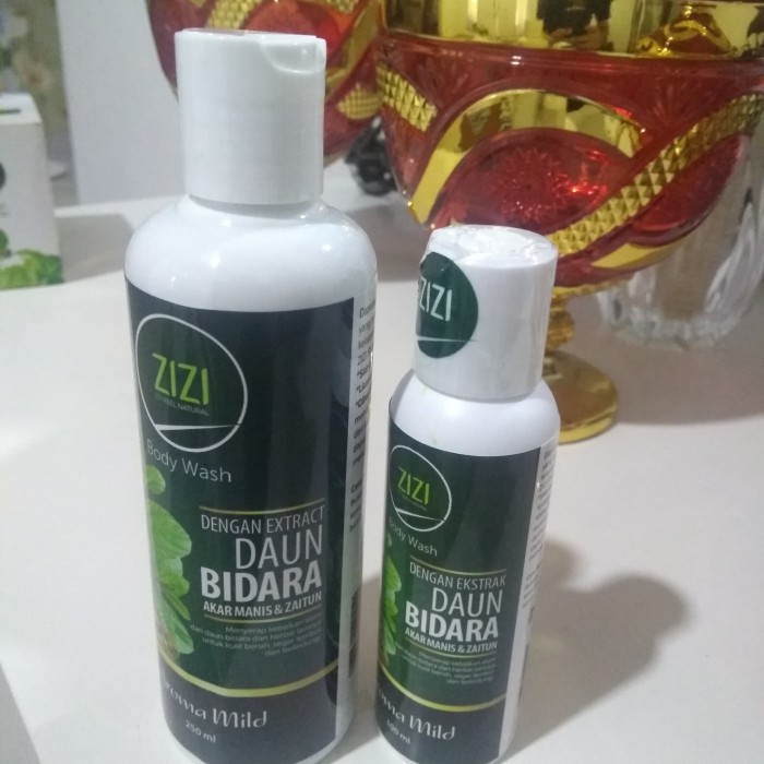 Foto Produk ZIZI body wash dengan extract daun bidara 100 ml kemasan botol dari Gerai Digital