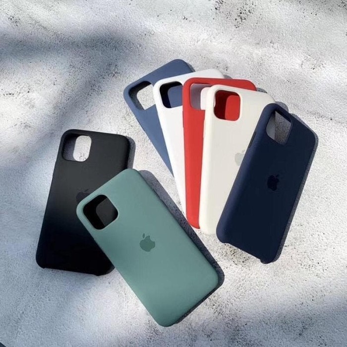 Jual IPHONE 11 max pro - 6.5 Leather Case Silicone Case