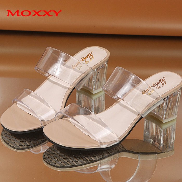 clear summer sandals