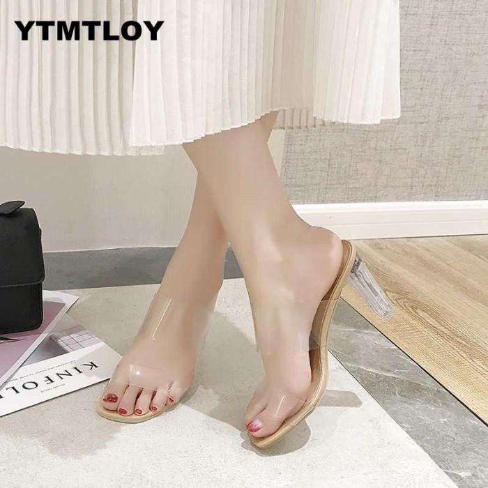 clear summer sandals