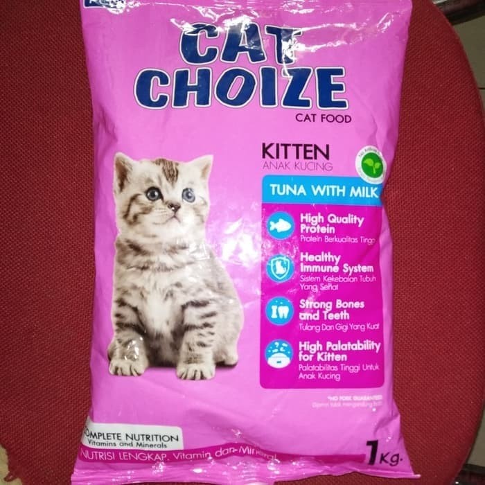 Jual Makanan anak kucing CAT CHOIZE KITTEN 1 KG 1KG no bolt whiskas