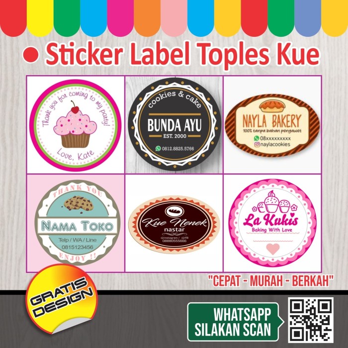 Jual Sticker Label Makanan Minuman Di Lapak Grafika Bukalapak My Xxx Hot Girl