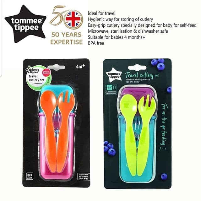 tommee tippee travel cutlery set