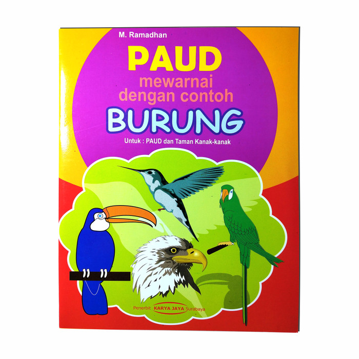 Jual BUKU  MEWARNAI  BURUNG PAUD  DAN TK Kab Karanganyar 