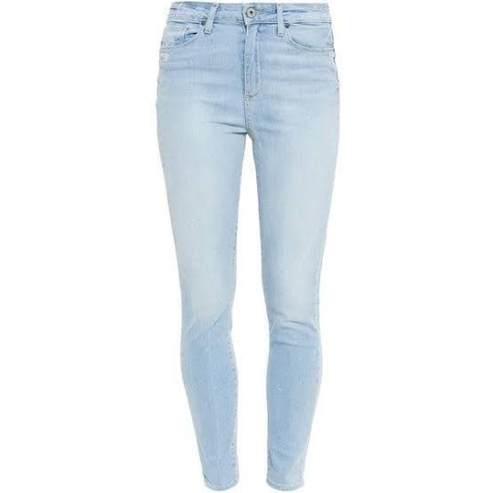 baby blue denim jeans