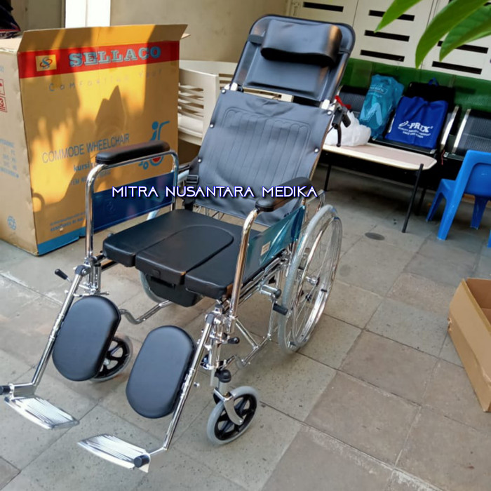 Foto Produk Kursi Roda Multi fungsi 3 in1 Kursi roda Sella 3in 1 dari Mitra Nusantara Medika
