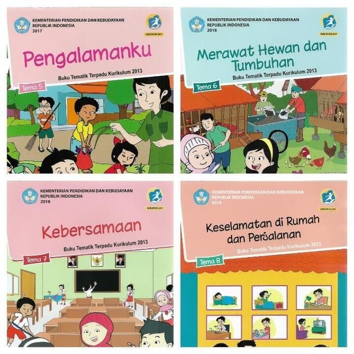 Jual BUKU TEMATIK SD KELAS 2 TEMA 5,6,7,8 SEMESTER 2 PAKET