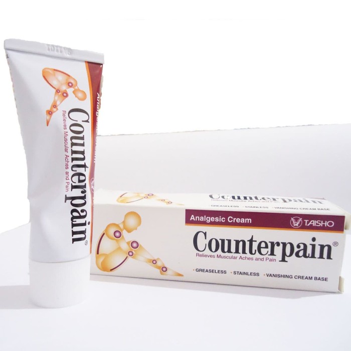 Jual COUNTERPAIN ANALGESIC CREAM 30gr obat gosok nyeri
