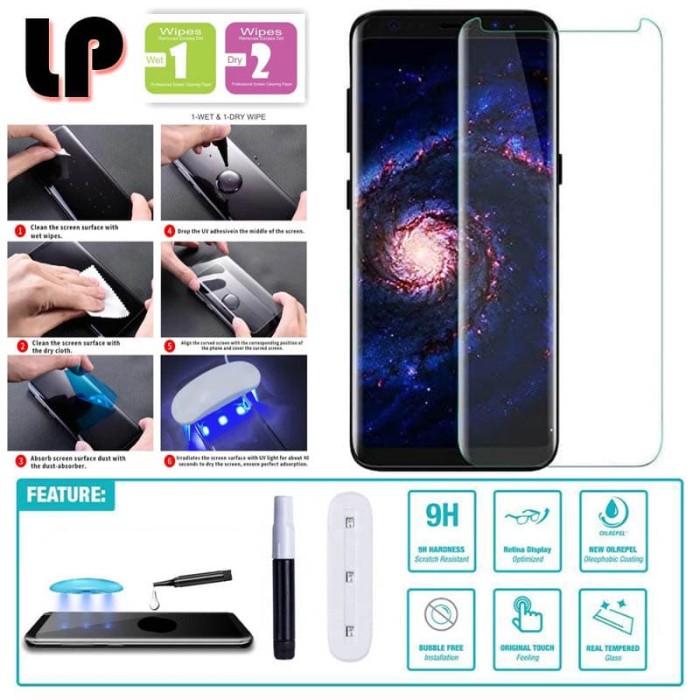 Promo LP UV Liquid Glue 3D Tempered Glass Samsung Galaxy