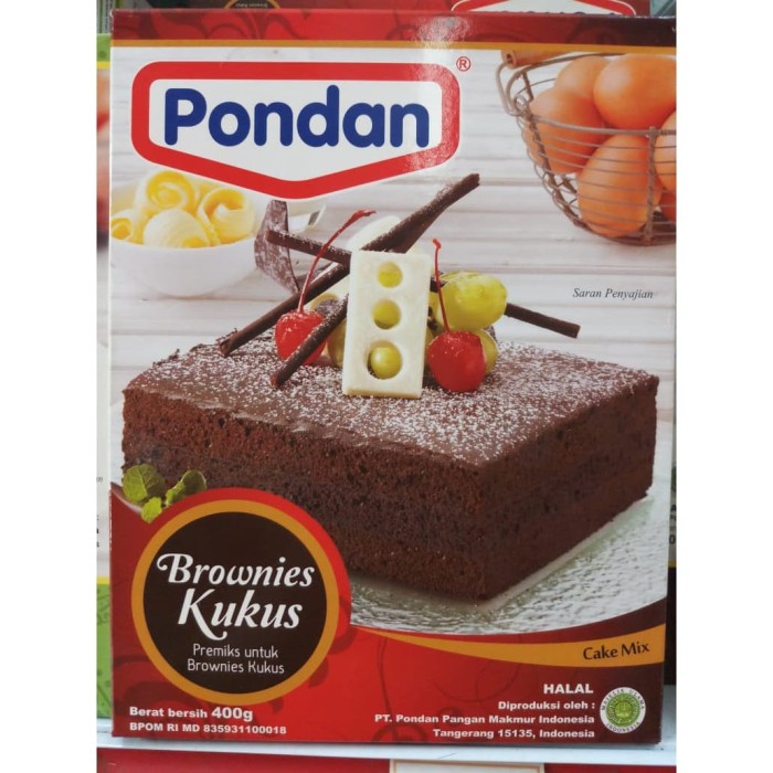Jual pondan brownies kukus/ powder untuk kue rasa Jakarta Timur