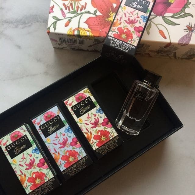gucci flora mini set