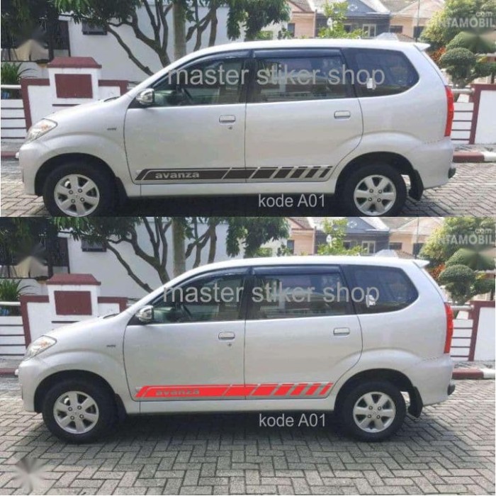 Jual Sticker Mobil Oyota Avanza Stiker List Body Mobil Avanza