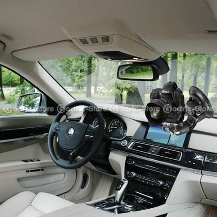 R Suction Interior Driving Instructor Car Rear View Mirror Black SODIAL