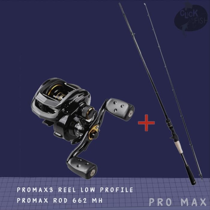 abu garcia blue max low profile baitcast reel and fishing rod combo